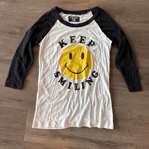 Vintage God Save LA smiley shirt